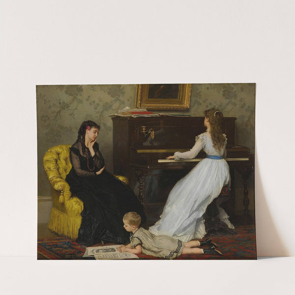 Practicing by Gustave Léonard de Jonghe