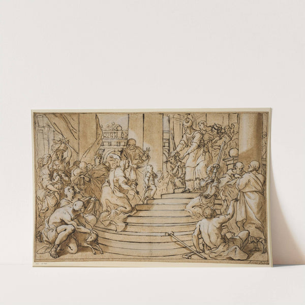 Præsentationen af Jomfru Maria i templet by Antonio Balestra