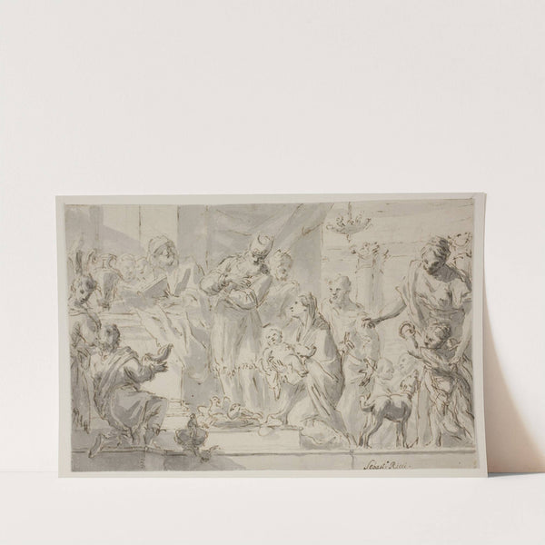 Præsentationen i templet by Gerolamo Brusaferro