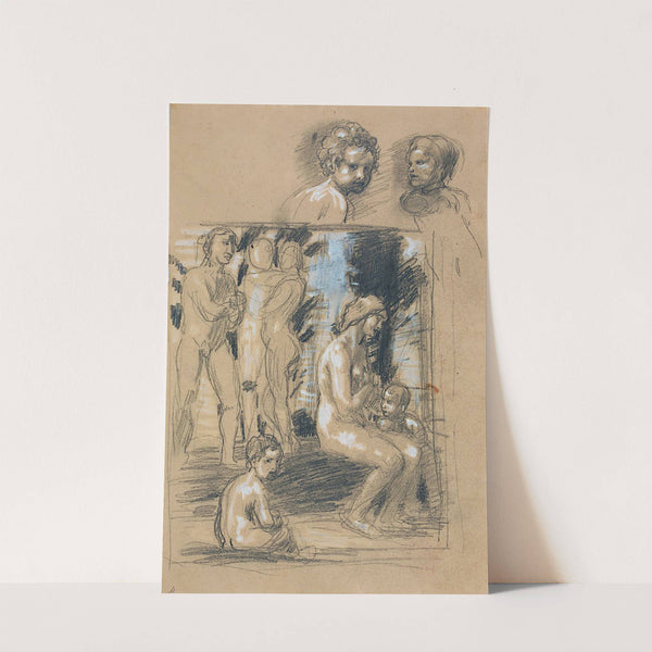 Praise of Modesty (circa 1879) by Hans Von Marées