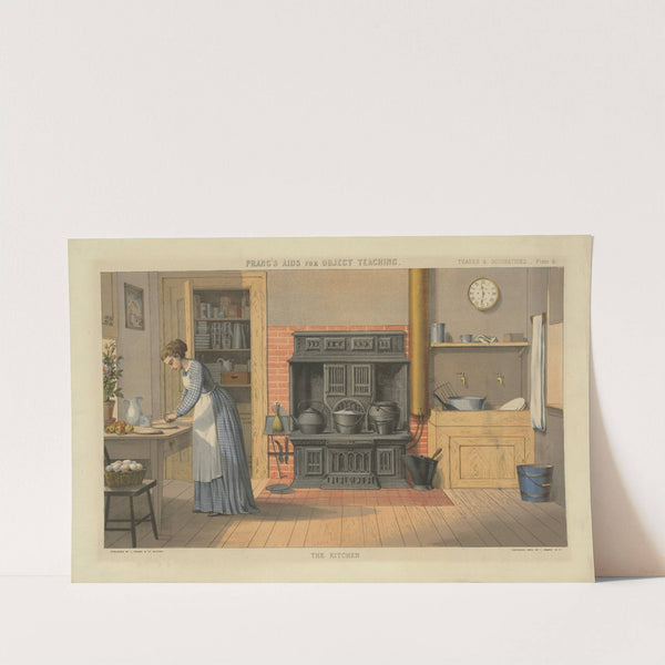 Prang’s aids for object teaching–The kitchen (1874) by Louis Prang & Co.