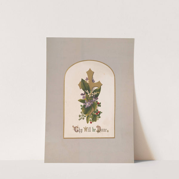 Prang’s crosses in mats, no. 12 (1874) by Olive E Whitney