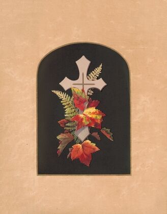 Prang’s crosses in mats, no. 14 (1874)