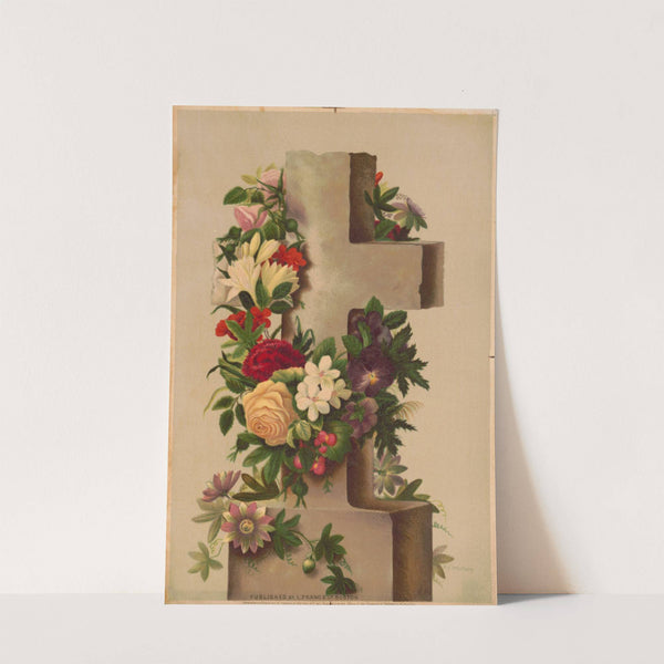 Prang’s Easter cross (1872) by Louis Prang & Co.