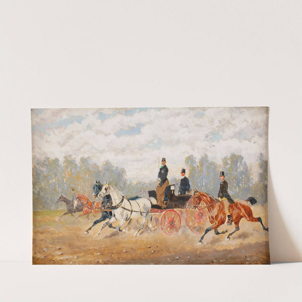 Prater-Corso in Wien by Alexander Von Bensa