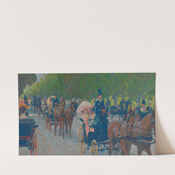 Praterfahrt (1900) by Maximilian Lenz