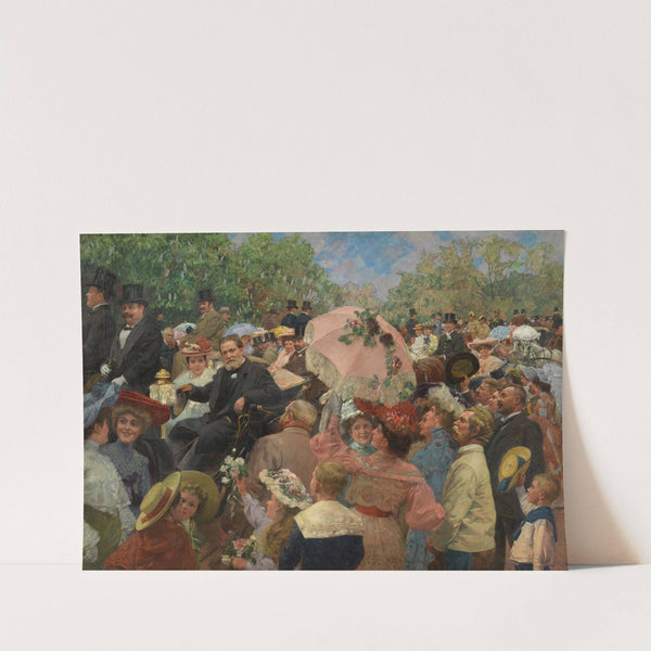 Praterfahrt mit Bürgermeister Karl Lueger (1904) by Wilhelm Gause