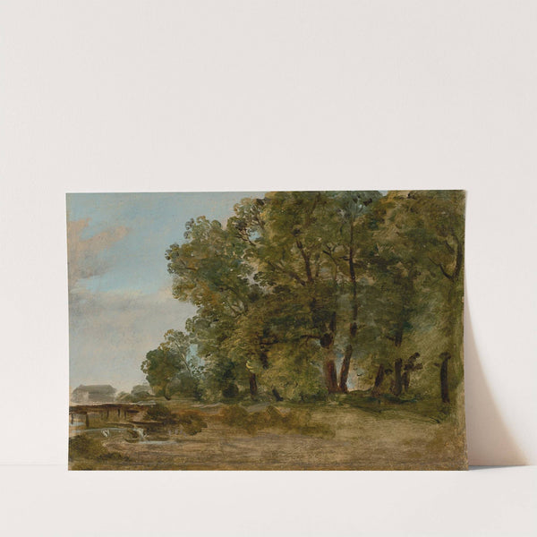 Praterinsel in München by Johann Georg von Dillis