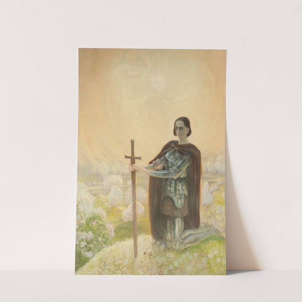 Prayer at the battle field by Kazimierz Stabrowski