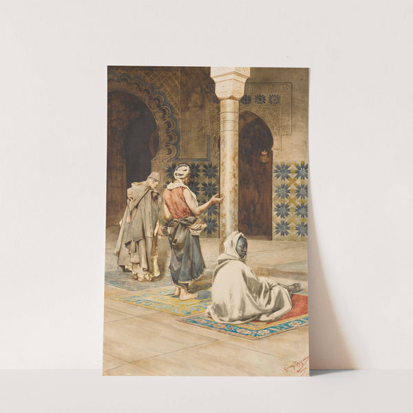 Prayer in the Mosque by Giuseppe Signorini