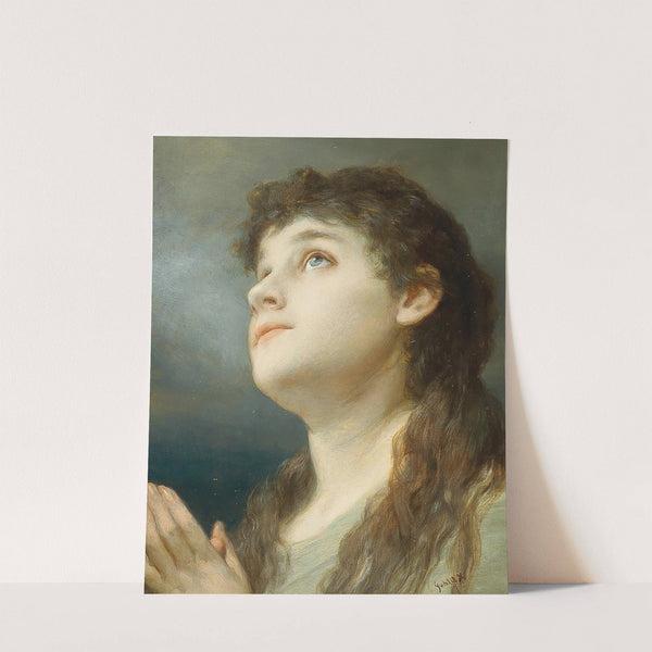 Praying by Gabriel von Max