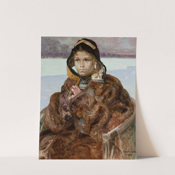 Praying Girl (1908) by Jacek Malczewski