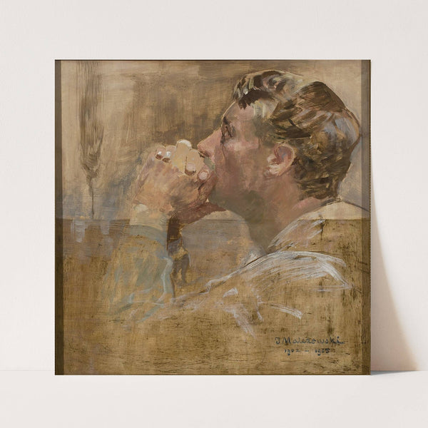 Praying man by Jacek Malczewski