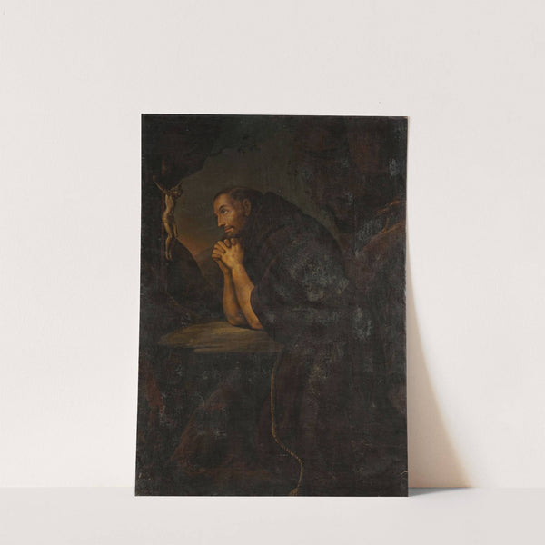 Praying monk (1652) by Franciszek Lekszycki