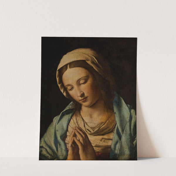 Praying Virgin by Giovanni Battista Salvi da Sassoferrato
