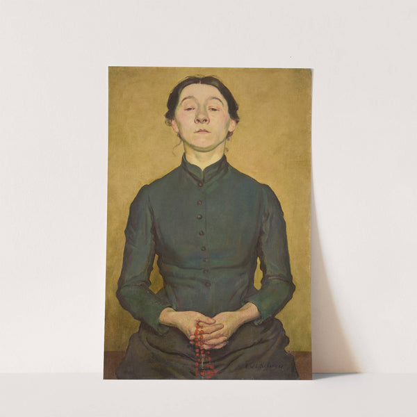 Praying woman by Ernst Würtenberger