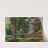 Pré et arbres by Pierre-Auguste Renoir