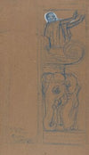 Preliminary Design for the Playbill to ‘Le Chariot de Terre Cuite’