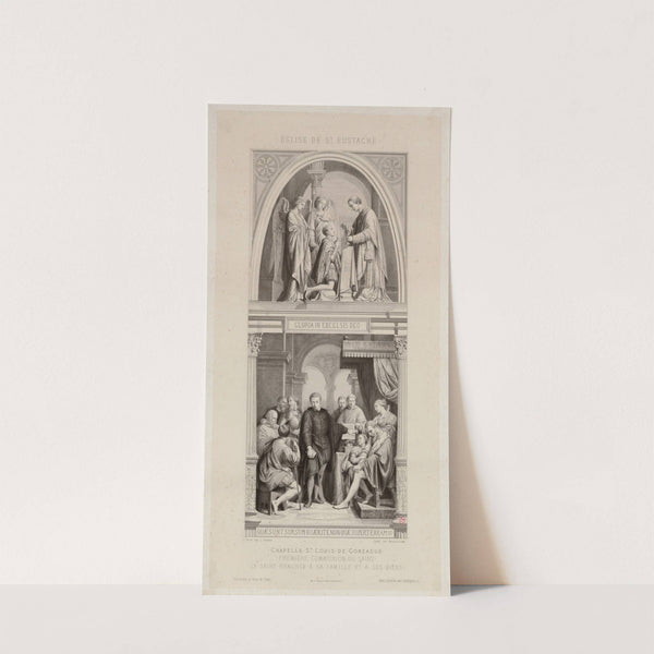 Première Communion du Saint Le Saint renonce à sa famille et by William Haussoullier