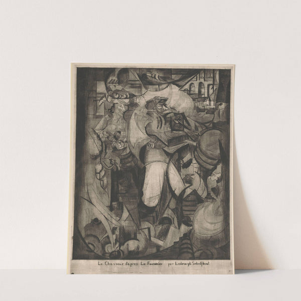 Prent, after Henri Victor Gabriel Le Fauconnier by Lodewijk Schelfhout