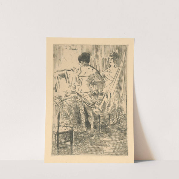 Preobliekanie (1872) by Jean-Louis Forain