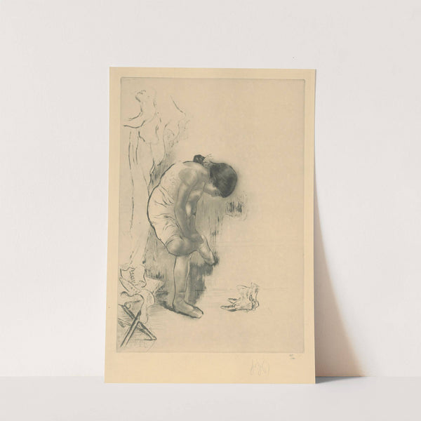 Preobliekanie pred cvičením by Louis Legrand