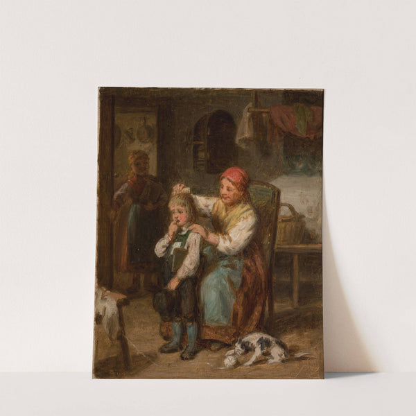 Preparation for School by Leopold Loeffler