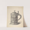 Preparatory Drawing for an Illustration of a Seventeenth-Century Dutch Tankard from the Demidov Collection by C. Prosdocimi