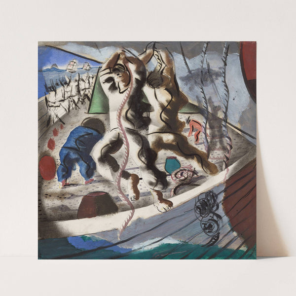 Preparatory drawing for ‘Discovery of the Land’ by Cândido Portinari