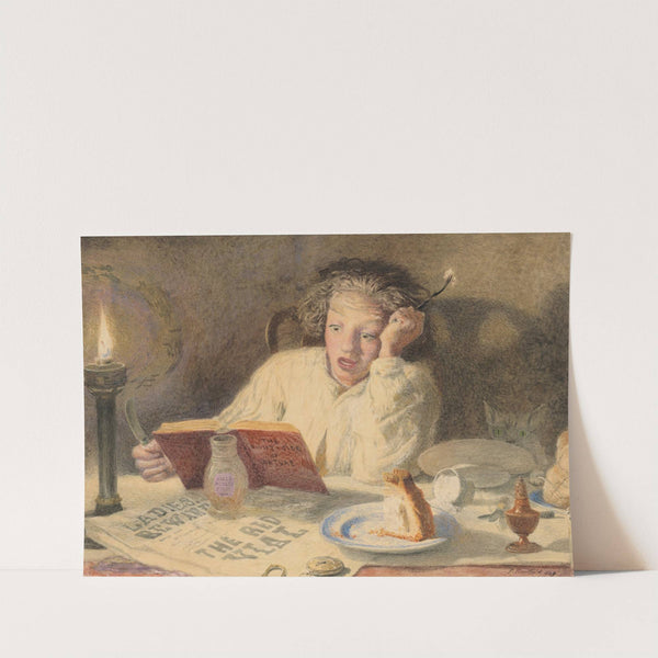 Preparing for a nightmare (1859) by Frederick Smallfield