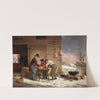 Preparing for Christmas (Plucking Turkeys) (1851) by Francis William Edmonds