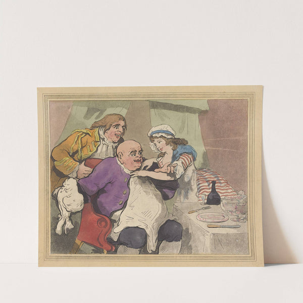 Preparing for supper (1790) by Thomas Rowlandson