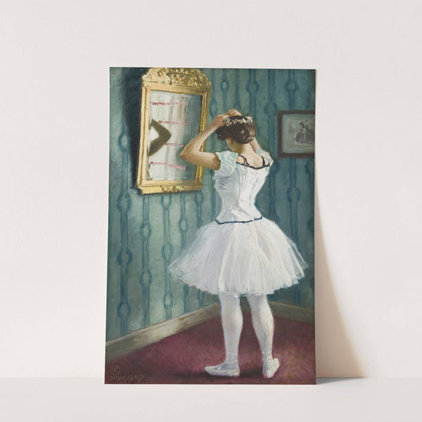 Preparing for the ballet by Paul Fischer