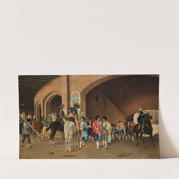 Preparing For The Corrida (1878) by Joaquín Agrasot