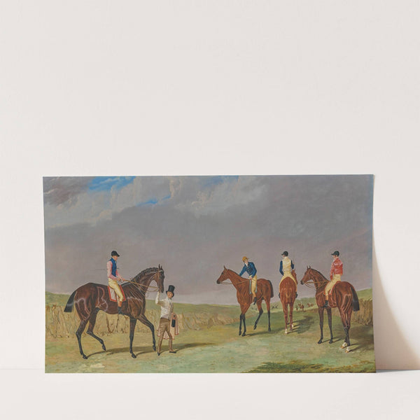 Preparing for the Doncaster Gold Cup (1825) by John Frederick Herring Snr.