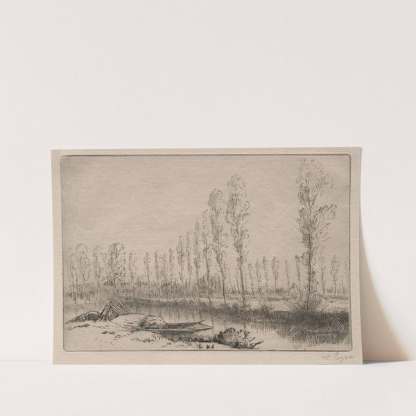 Près d’Amiens, les tourbières (c. 1857–1911) by Alphonse Legros