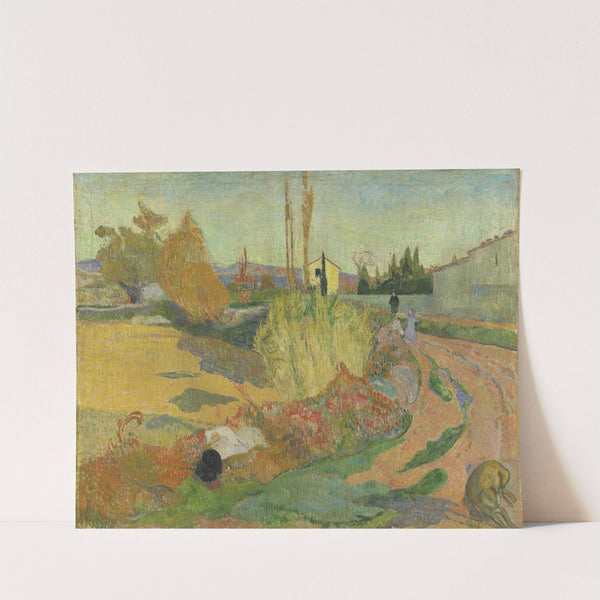 Près d'Arles, ou Le Mas d'Arles by Paul Gauguin