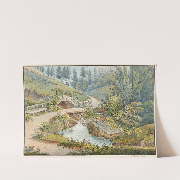 près d’Interlaken, Rugen by Jakob Samuel Weibel