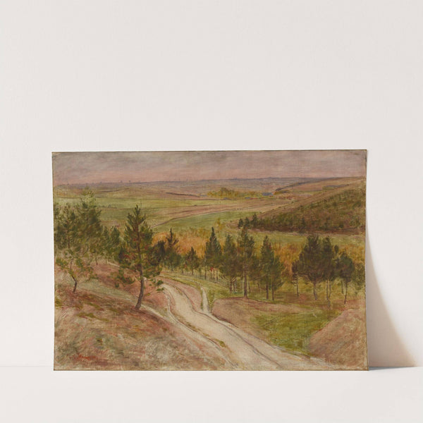 Près Semide (Ardennes) Paysage de semide (Ardennes) by Émile Barau