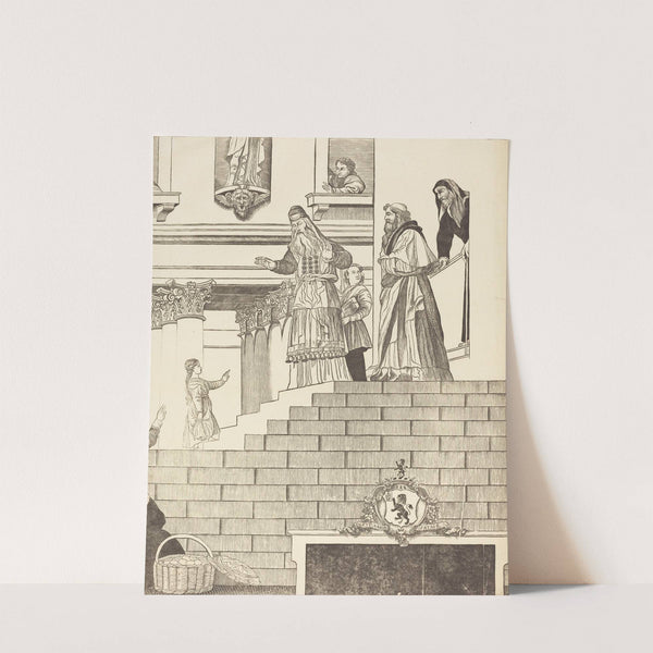 Presentation of the Virgin in the Temple (right plate) by John Baptist Jackson