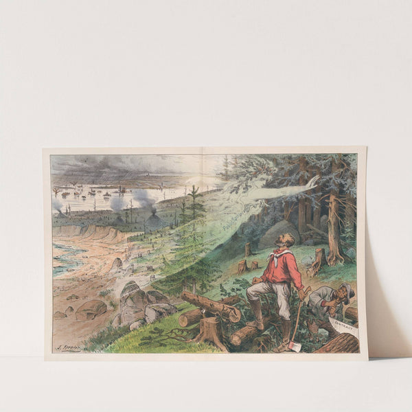 Preserve your forests from destruction, and protect your country from floods and drought by Joseph Ferdinand Keppler