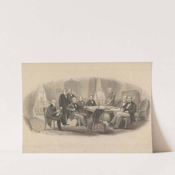 President Lincoln and His Cabinet (ca. 1861) by Christian Schussele