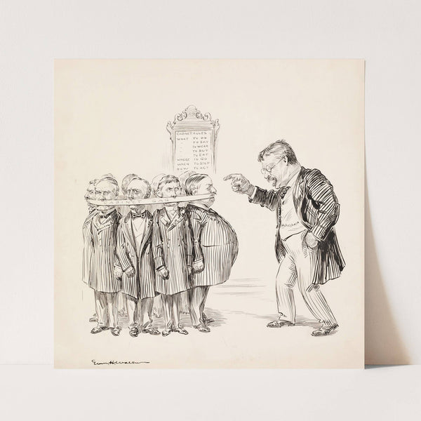 President Theodore Roosevelt with his cabinet (1905) by William Henry Walker