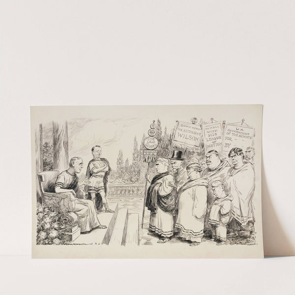 President Woodrow Wilson as a Roman leader (1920) by William Henry Walker