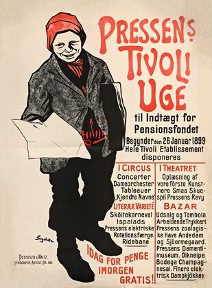 Pressens Tivoli Uge til Indtægt for Pensionsfondet begynder den 26. Januar 1899. Hele Tivoli Etablissement disponeres (1899) — size preview