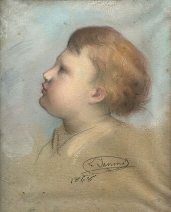 Presumed portrait of Norbert Janmot (1868)