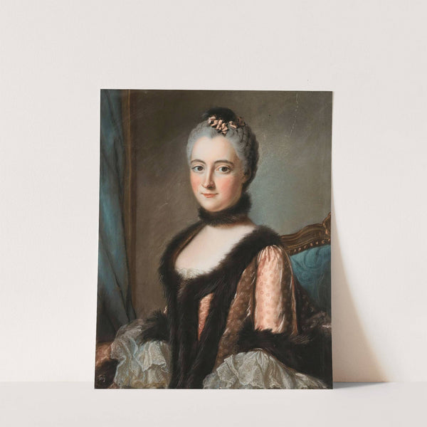 Presumed Portrait Of The Duchesse De Beuvron, Born Rouillé (18th century) by French School