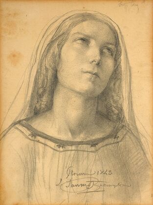 Presumed study for ‘L’Assomption de la Vierge’ (1843)