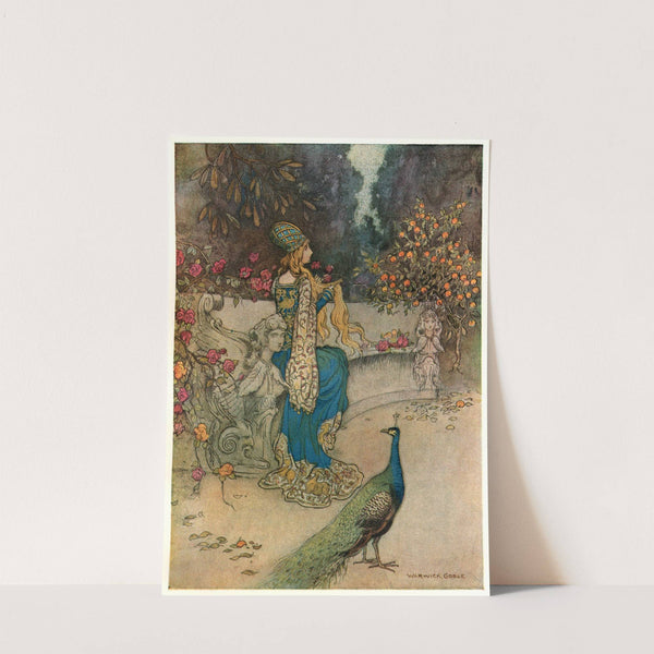 Preziosa in the Garden by Warwick Goble