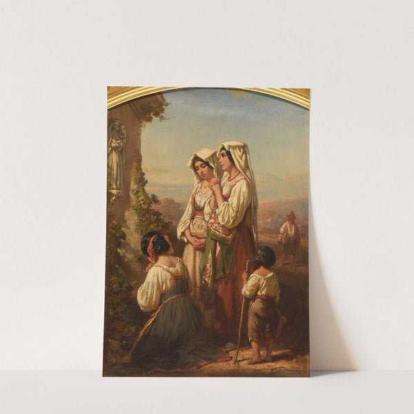 Prière à la Madone by Auguste Delacroix